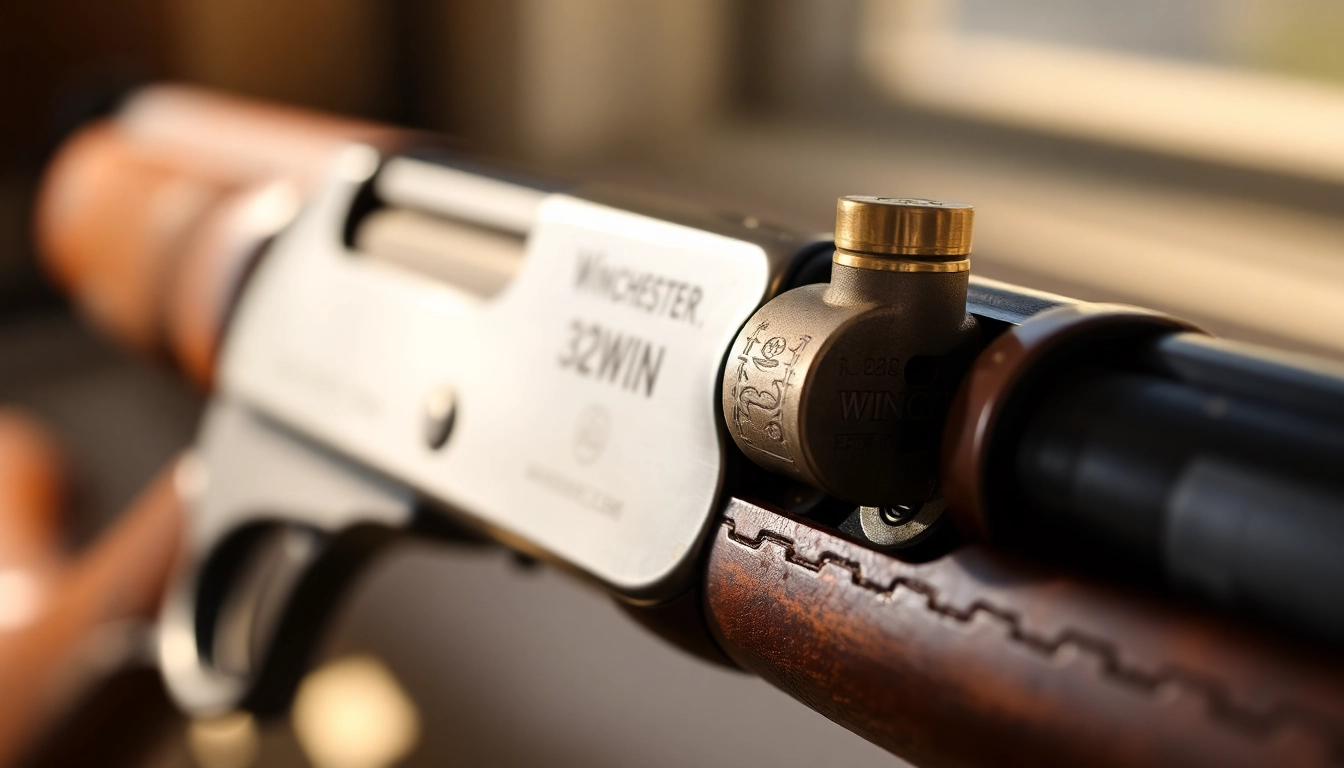 Discover 32WIN cartridges and rifles with detailed vintage firearm imagery, perfect for enthusiasts and collectors.