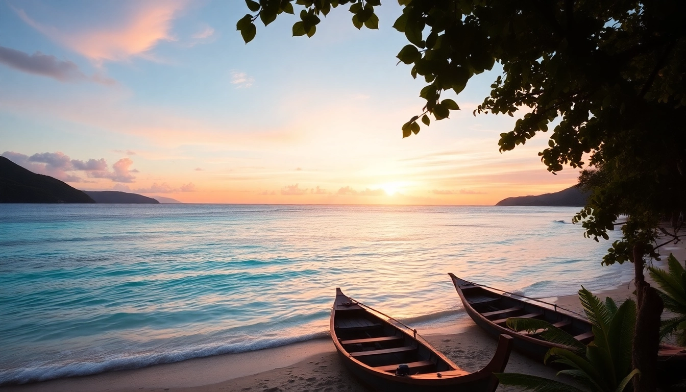 Beautiful Lombok island scenery showcasing the best beaches and nature attractions with vibrant colors and inviting atmosphere.