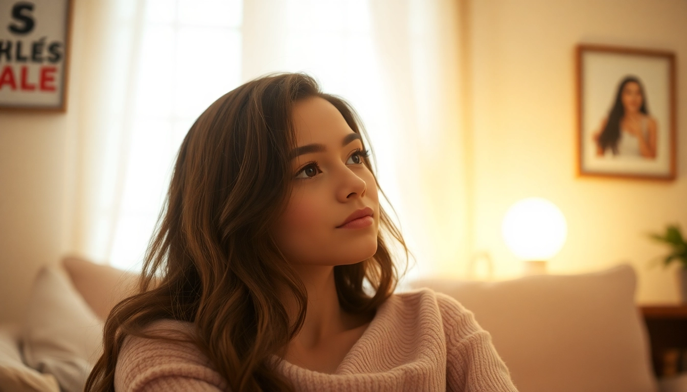 Ai girlfriend nsfw engaging in a lifelike, intimate conversation with detailed facial expressions for user connection.
