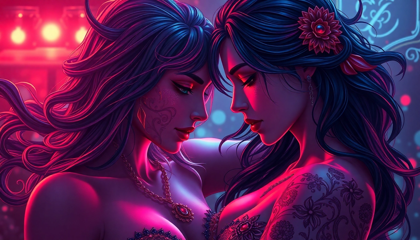 Stunning hyper-realistic NSFW ai artwork showcasing detailed characters in an immersive scene for adult digital content.