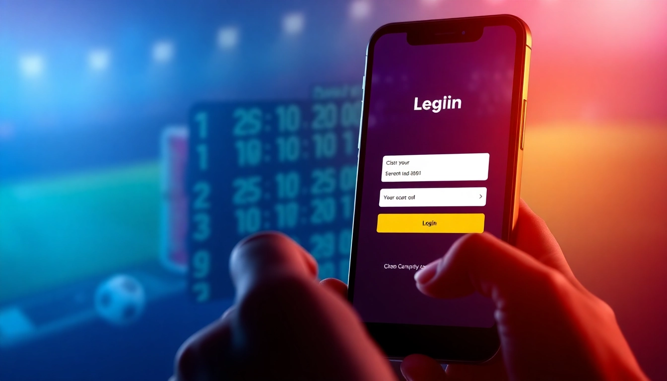 Fairplay login interface on a smartphone showcasing quick access to sports betting and casino features, highlighting user-friendly design and security measures.