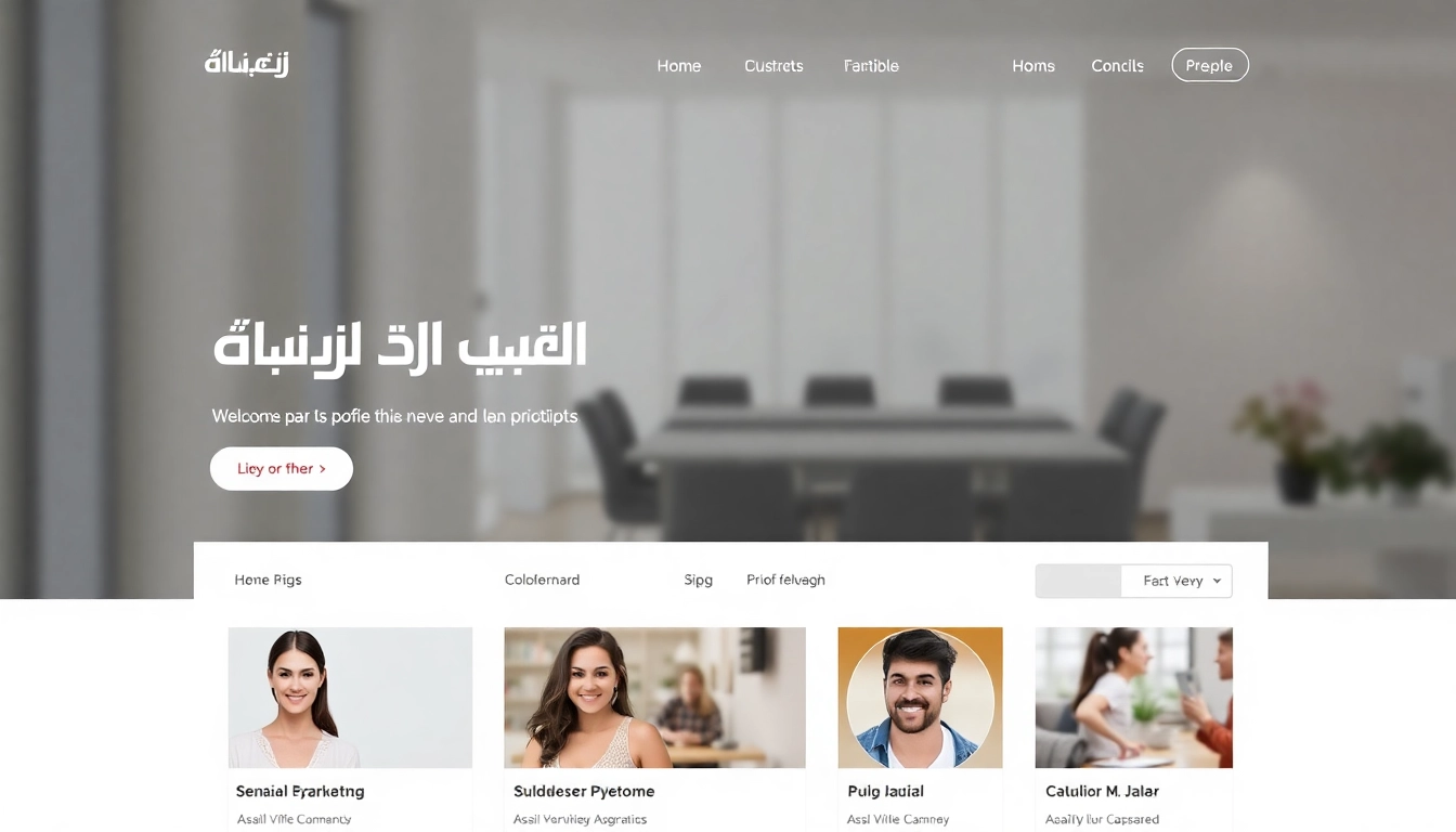 Professional profiles with filter options and clear images for easy selection
