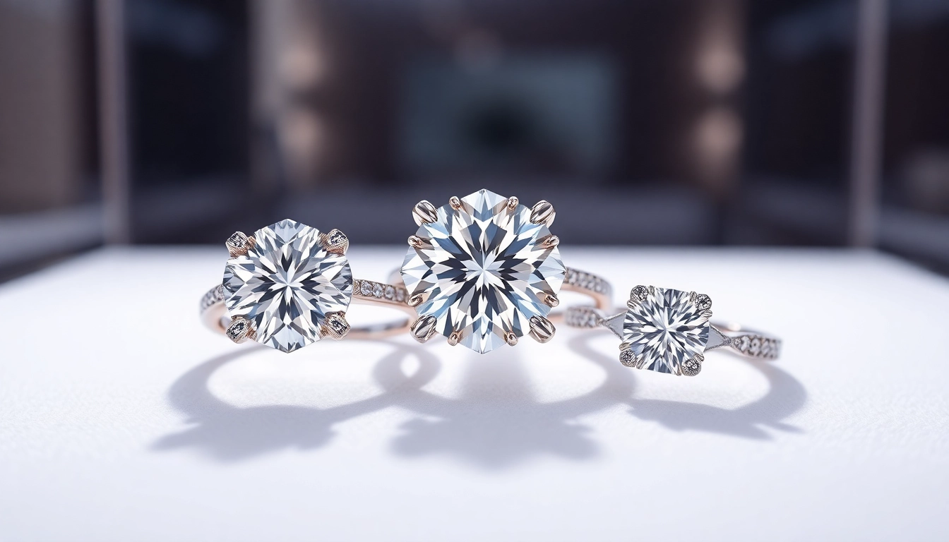 High-quality diamond engagement rings showcasing brilliance and craftsmanship for engagement