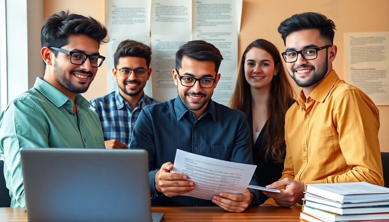 All India Govt Jobs preparation tips shown with candidates studying in a focused environment,