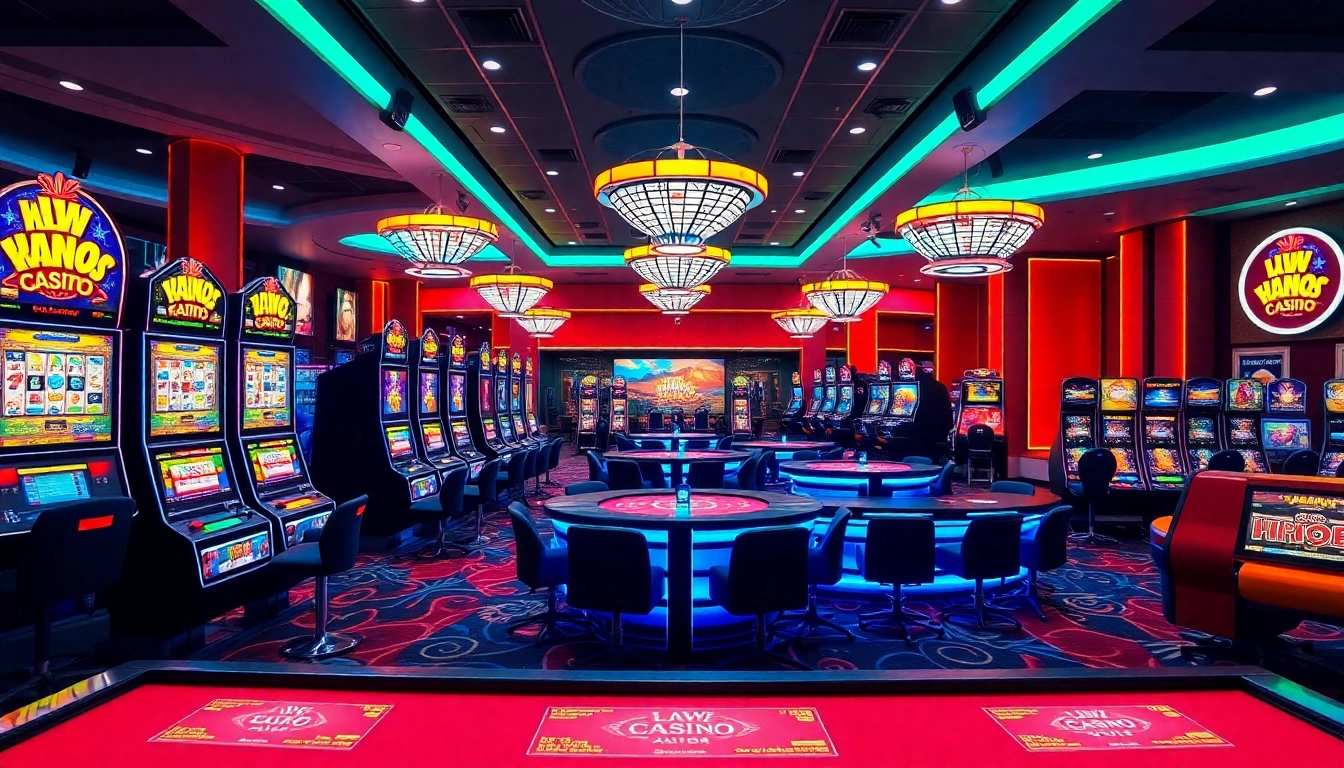 Professional illustration of a lively casino environment highlighting popular casino siteleri